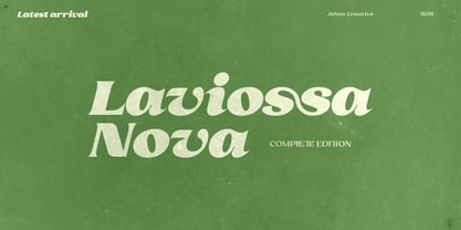 Laviossa Nova Font Poster 1