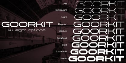 Goorkit Font Poster 2