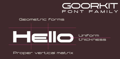 Goorkit Font Poster 3