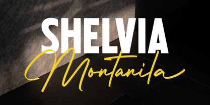 Shelvia Montanila Sans Font Poster 1