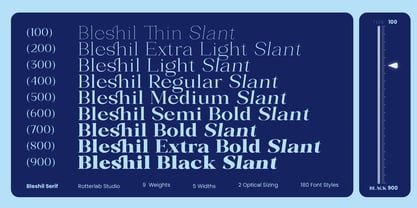 Bleshil Font Poster 2