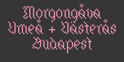 Corvinix Font Poster 5