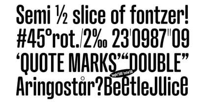 Hop Compressed Font Poster 7