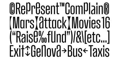 Hop Compressed Font Poster 4
