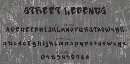 Street Legends Font Poster 4