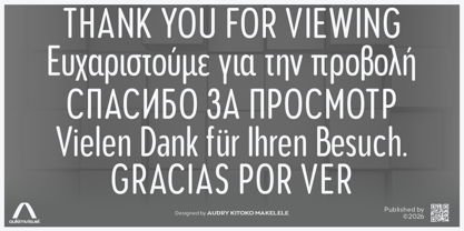 Aukim II Circled Font Poster 10