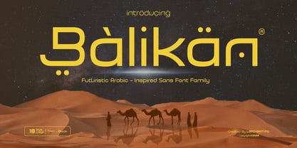 Balikan Font Poster 1