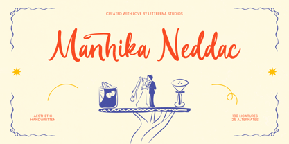 Manhika Neddac Font Poster 1