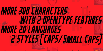 Herodevil Font Poster 3