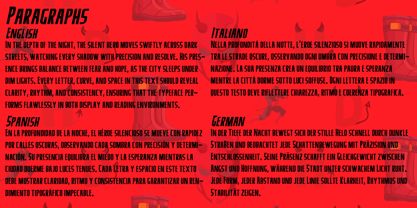 Herodevil Font Poster 10