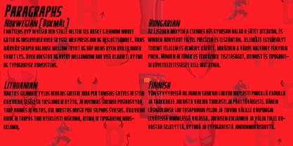 Herodevil Font Poster 12