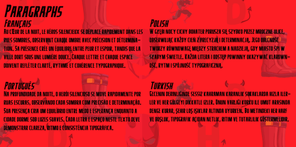 Herodevil Font Poster 11