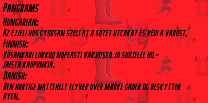 Herodevil Font Poster 9