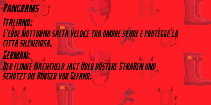 Herodevil Font Poster 5