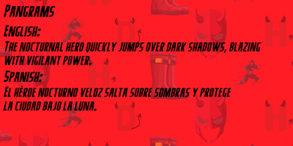 Herodevil Font Poster 4