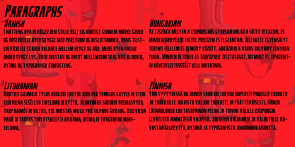 Herodevil Font Poster 13