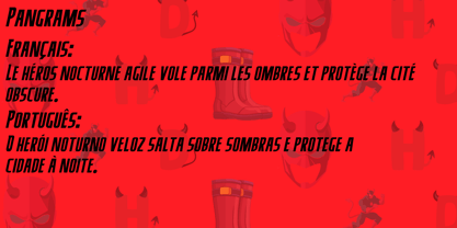 Herodevil Font Poster 6