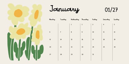 Honeyline Font Poster 13
