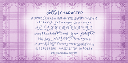 Ophelia Story Font Poster 9