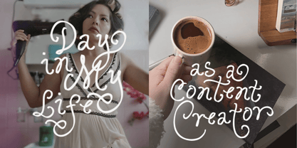 Ophelia Story Font Poster 3