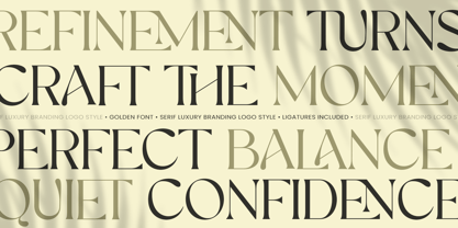 Goldens Font Poster 7