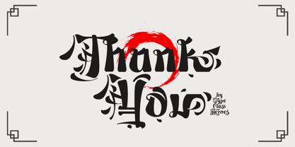 Yasuhiro Font Poster 10