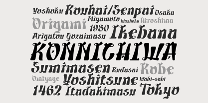 Yasuhiro Font Poster 2