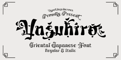 Yasuhiro Font Poster 1