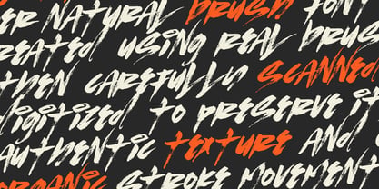 Fake Plastic Brush Font Poster 12