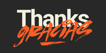 Fake Plastic Brush Font Poster 15