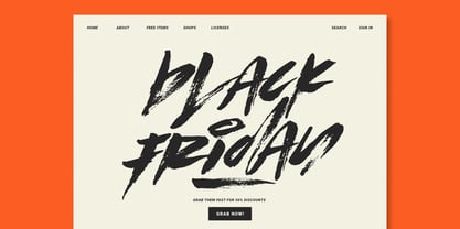 Fake Plastic Brush Font Poster 4