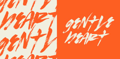 Fake Plastic Brush Font Poster 10