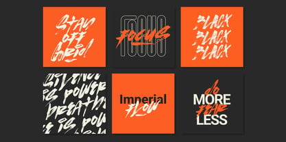Fake Plastic Brush Font Poster 5