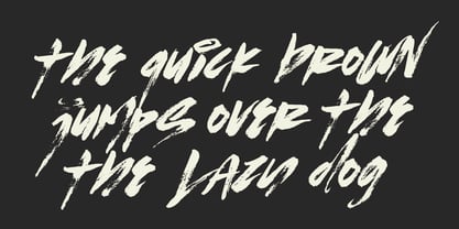 Fake Plastic Brush Font Poster 11
