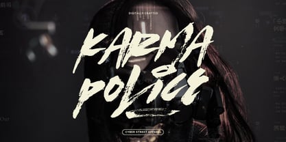 Fake Plastic Brush Font Poster 7