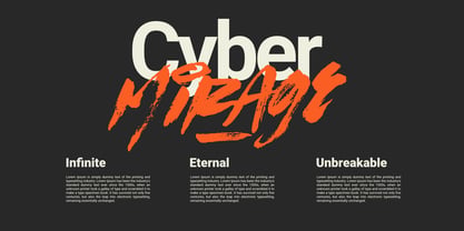 Fake Plastic Brush Font Poster 8