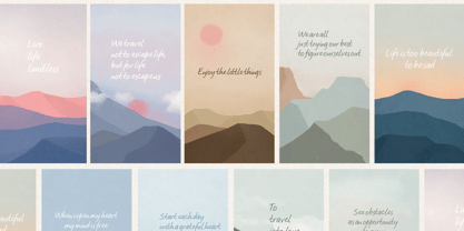 Hondares Story Font Poster 8