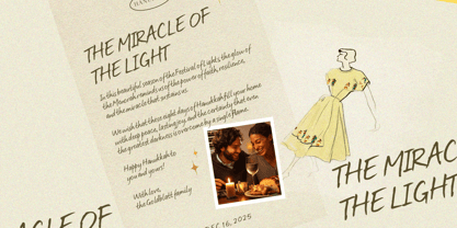 Hondares Story Font Poster 9