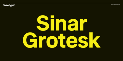 Sinar Grotesk Font Poster 1