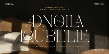 Absolute Glows Font Poster 6