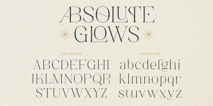 Absolute Glows Font Poster 9