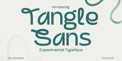 Tangle Sans Font Poster 1