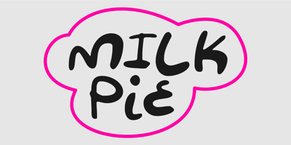 Milk Pie Font Poster 1