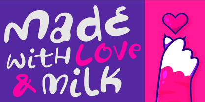 Milk Pie Font Poster 3
