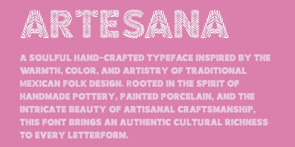 Artesana Font Poster 8
