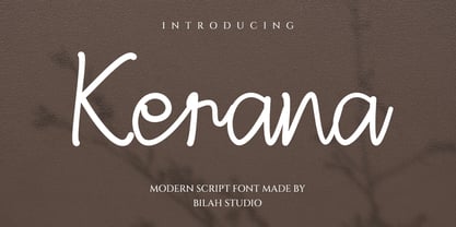 Kerana Font Poster 1