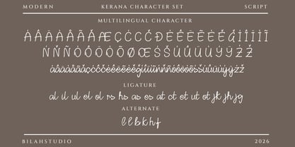 Kerana Font Poster 8