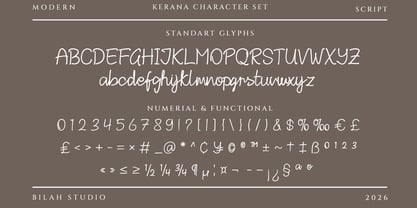 Kerana Font Poster 9