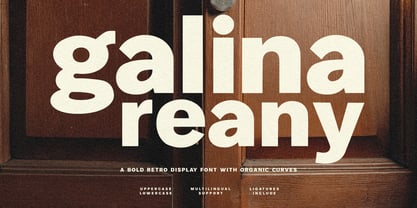 MC Galina Reany Font Poster 1