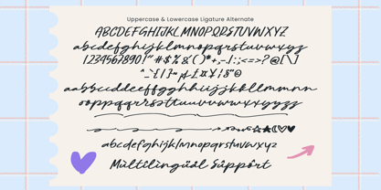 Moments Simple Journaling Font Poster 10